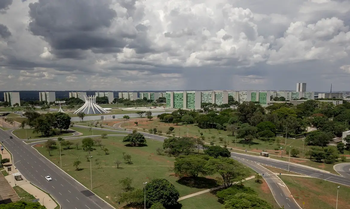 Imagem da área central de Brasília