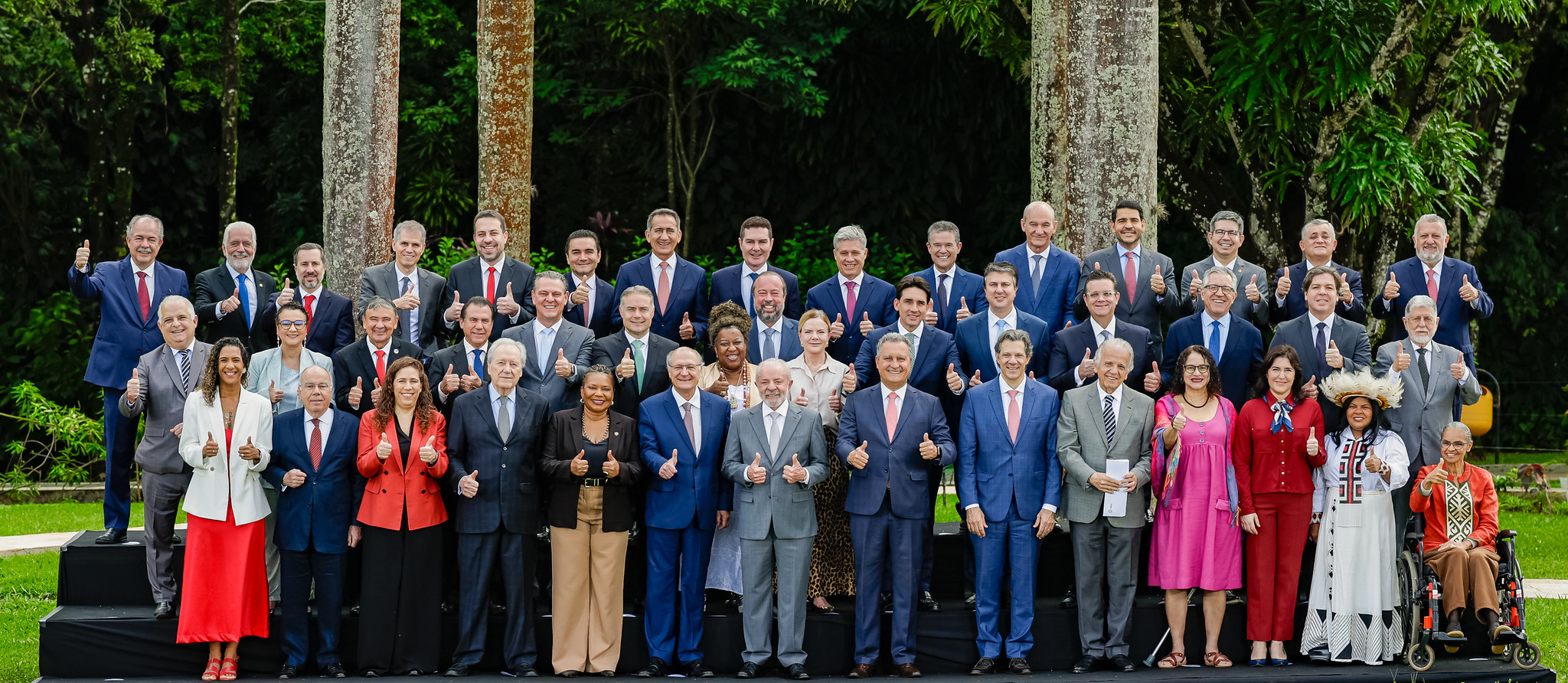 Lula faz reunião ministerial nesta quarta (17), na Granja do Torto, em Brasília.