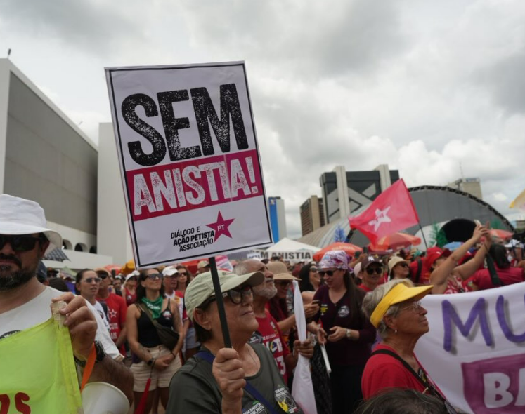 Manifestantes ocuparam a capital federal contra anistia a condenados pela trama golpista