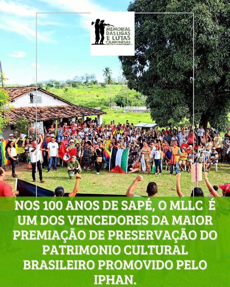 Memorial das Ligas e Lutas Camponesas vence Prêmio Rodrigo Melo Franco de Andrade do Iphan