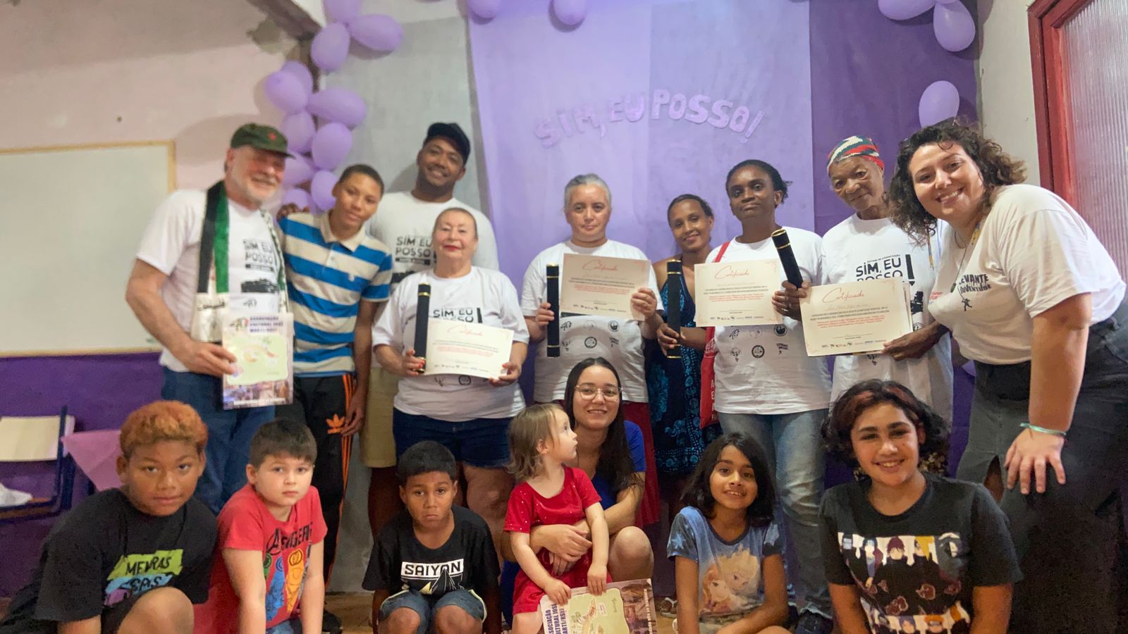 Formatura da terceira turma do "Sim, eu Posso", em Porto Alegre
