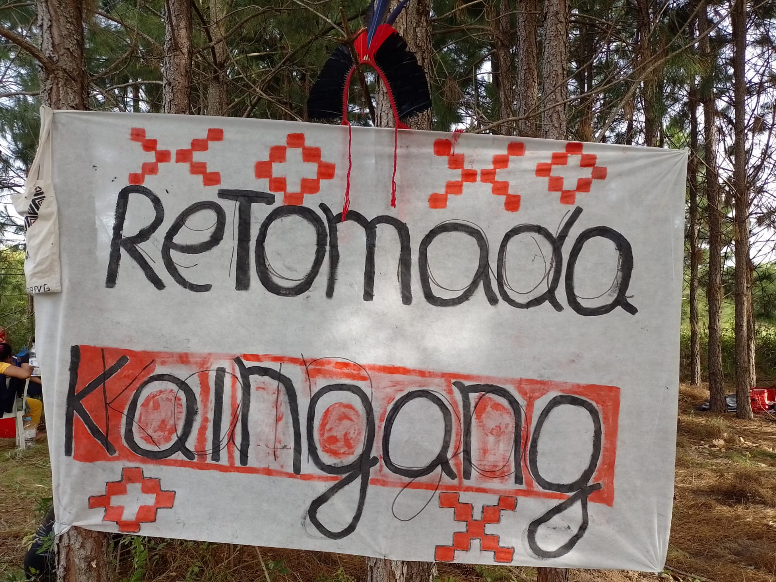 Segundo a liderança Kaingang Adão Salvador, a ocupação segue os costumes tradicionais do povo indígena