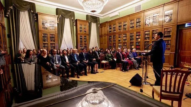 Recepção em Moscou foi organizada pela Embaixada do Brasil na Rússia, pela rede TV BRICS e pela Biblioteca Rudomino de Literatura Estrangeira