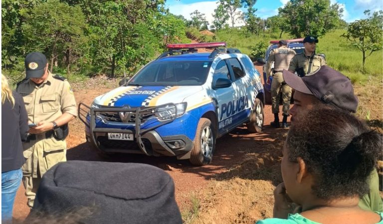 Policiais militares acompanharam as ameaças mesmo sem mandado da Justiça - comunicação do MST