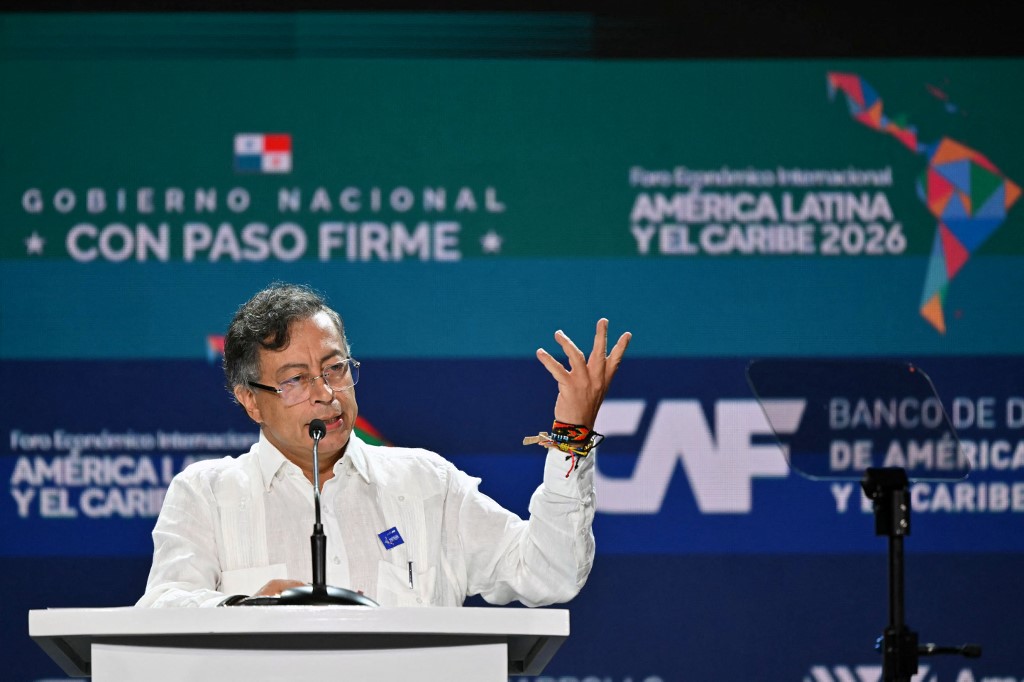 O presidente da Colômbia, Gustavo Petro