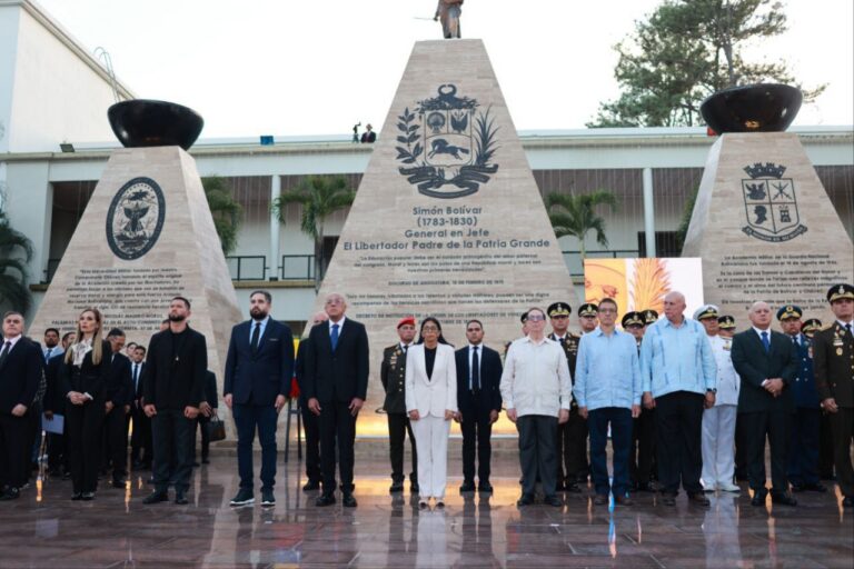 Cubans and Venezuelans killed by the US honored in Caracas