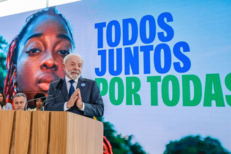 ‘Nós vamos meter a colher, sim’, diz Lula ao lançar Pacto Nacional Brasil contra o Feminicídio
