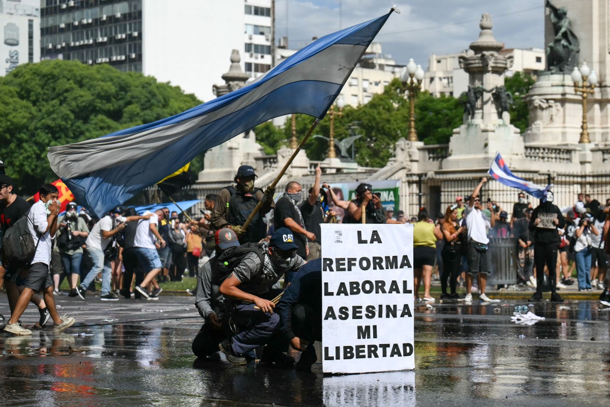 protesto argentina
