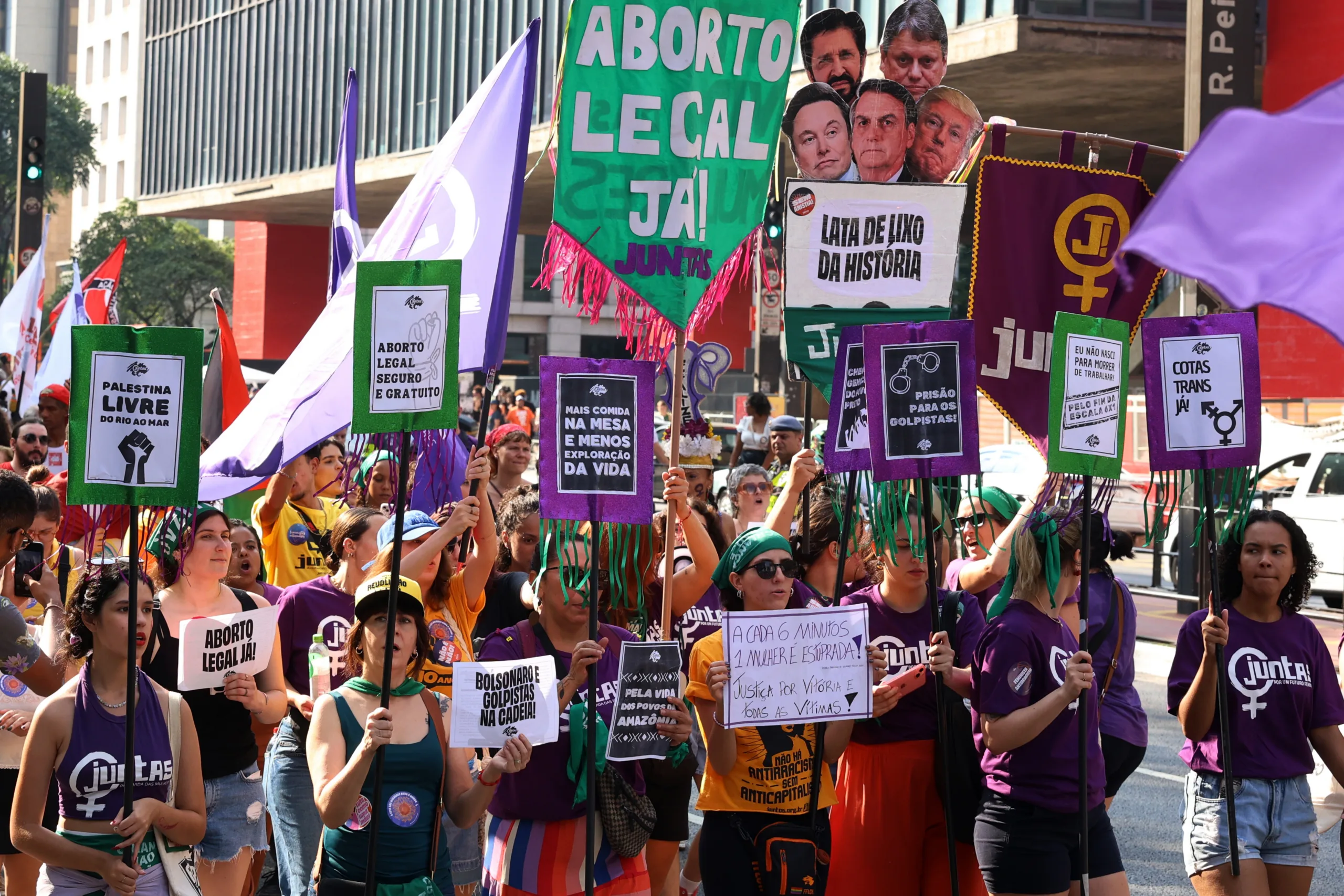 Ato unificado pelo dia internacional de luta da mulher
