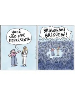 Desunião faz a força (deles) - Charge de Helo D'Angelo