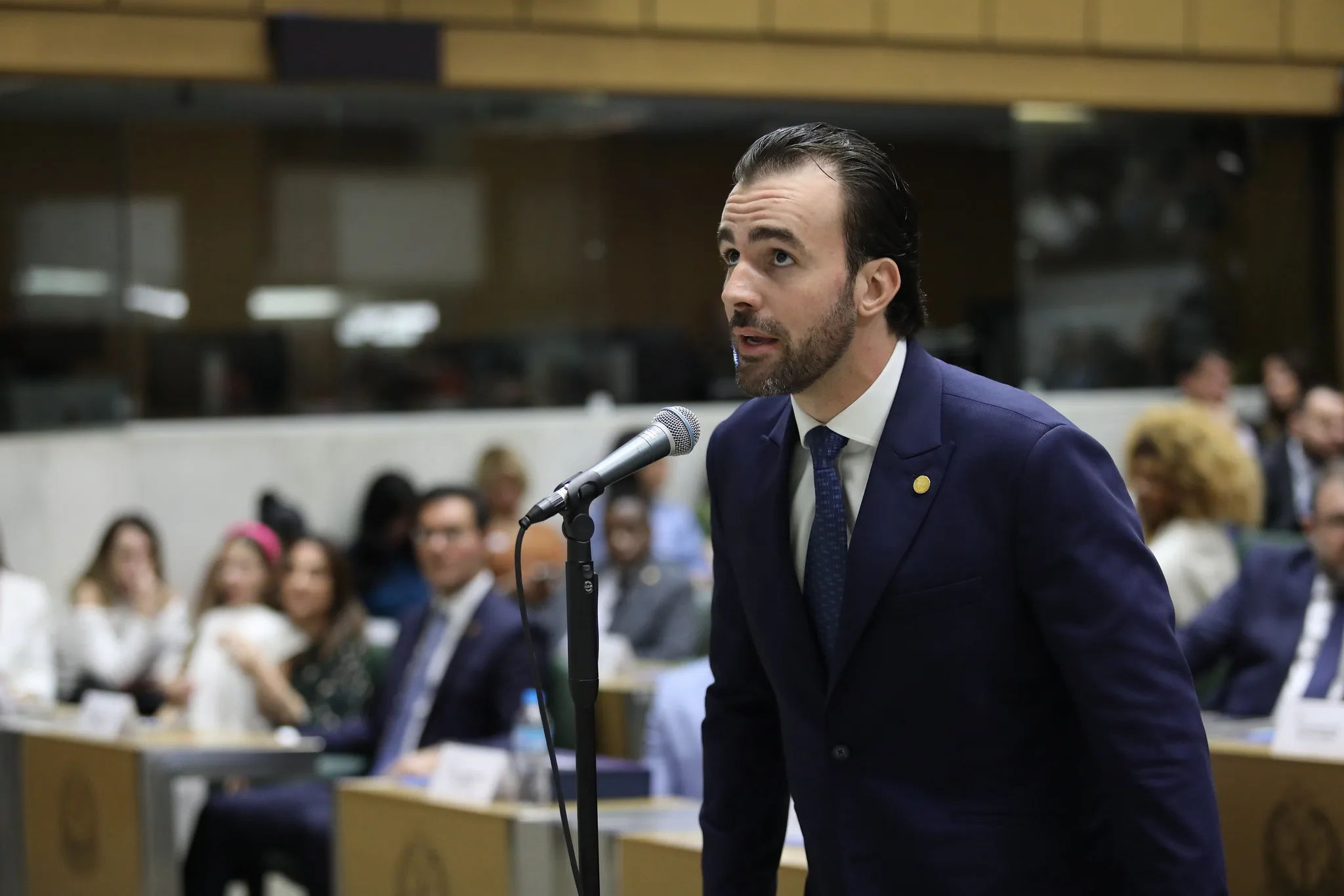 O deputado estadual Lucas Bove (PL)