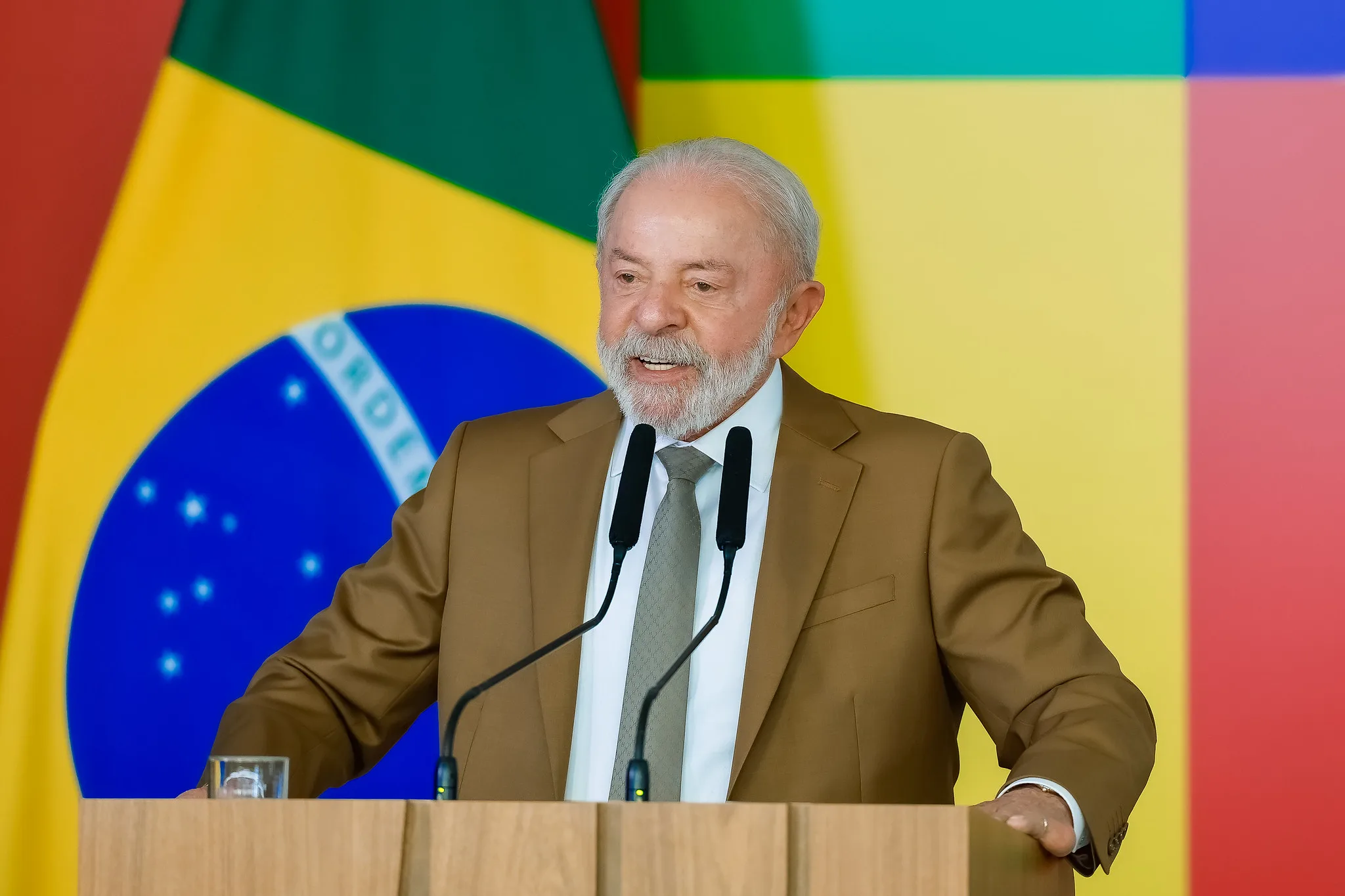 O presidente Luiz Inácio Lula da Silva