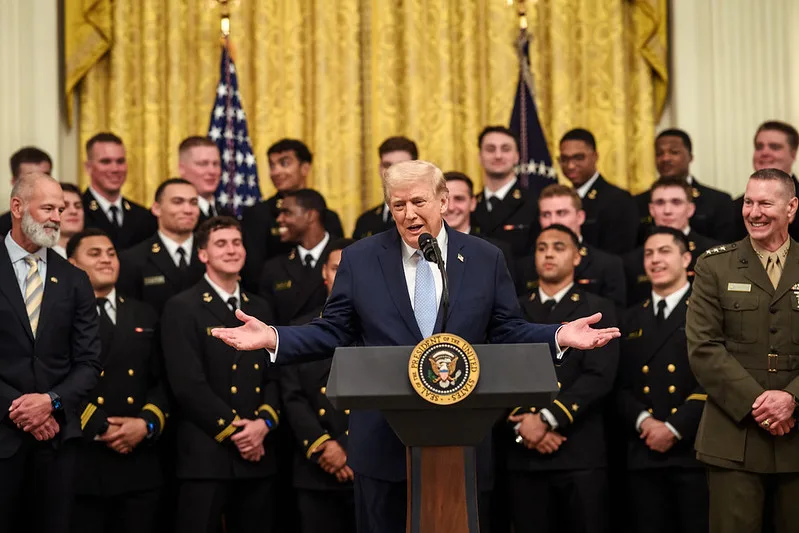 O presidente dos Estados Unidos, Donald Trump