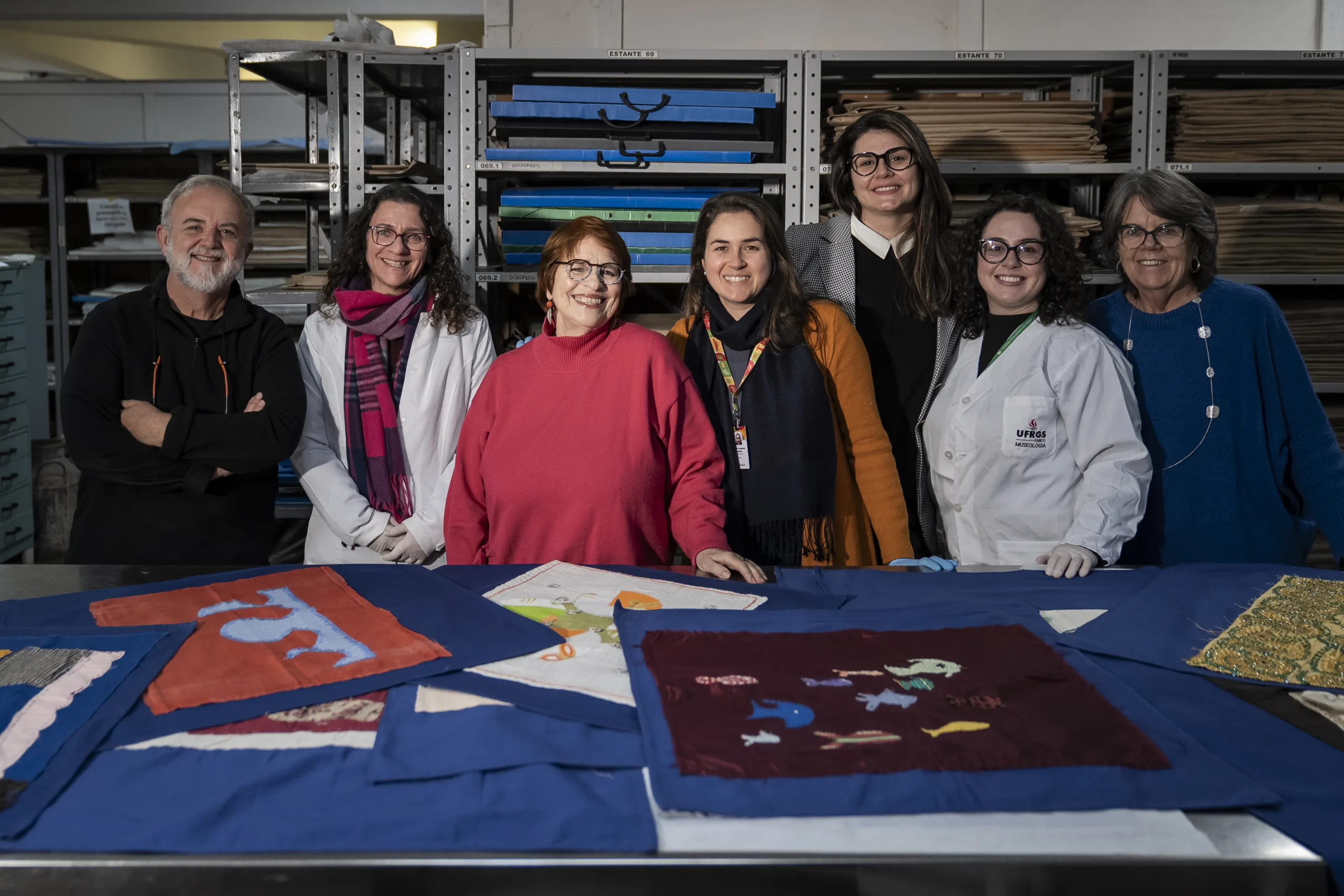 Projeto reúne tapeçarias produzidas por usuários, trabalhadores e voluntários da saúde mental na Oficina de Criatividade do Hospital Psiquiátrico São Pedro