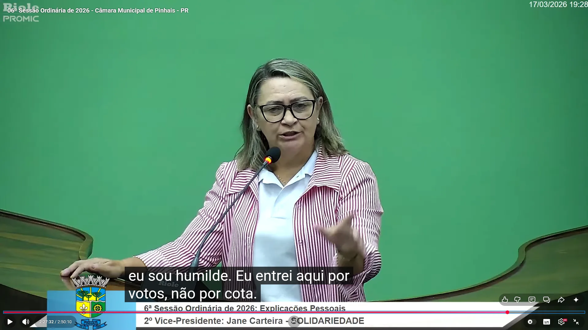 06º Sessão Ordinária de 2026 - Câmara Municipal de Pinhais - PR