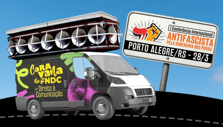 Caravana pelo direito à comunicação debate o enfrentamento ao fascismo em Porto Alegre