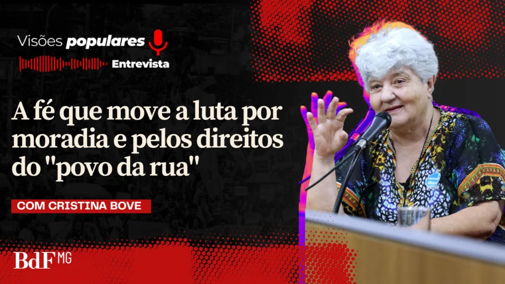 Aos 80 anos, Cristina Bove carrega mais de meio século de militância construída nas ruas