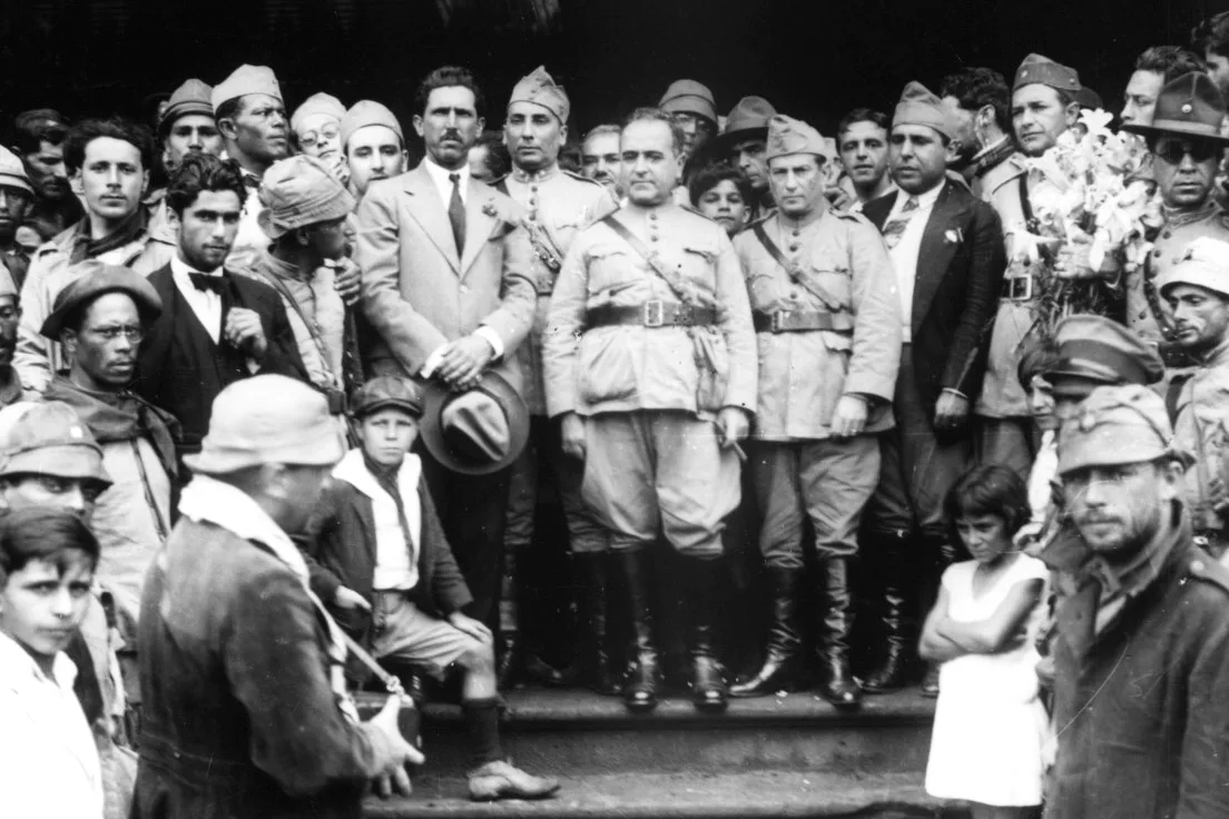 Getúlio Vargas após a revolução de 1930, que iniciou a Era Vargas.