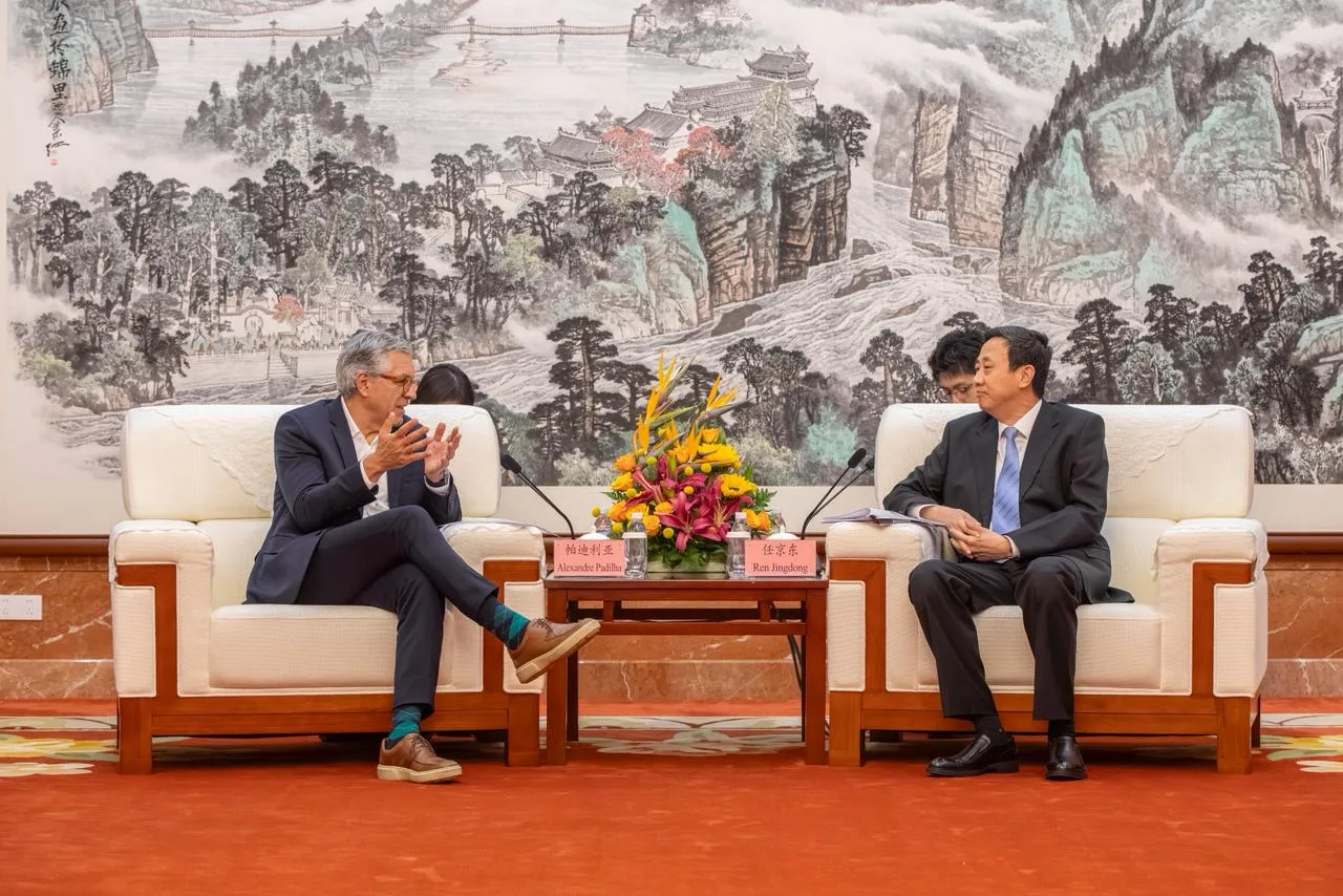 Ministro da Saúde, Alexandre Padilha durante Reunião com o Governo da Província de Sichuan, com o Vice-Governador Ren Jingdong, em Chengdu (China) - 17 de março de 2026.