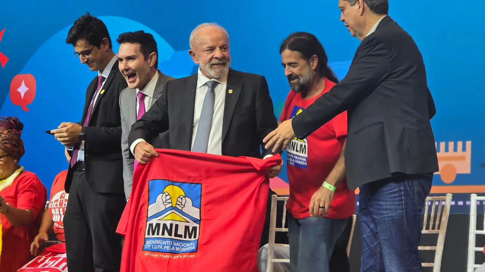 A conferência contou com a participação do presidente Luiz Inácio Lula da Silva
