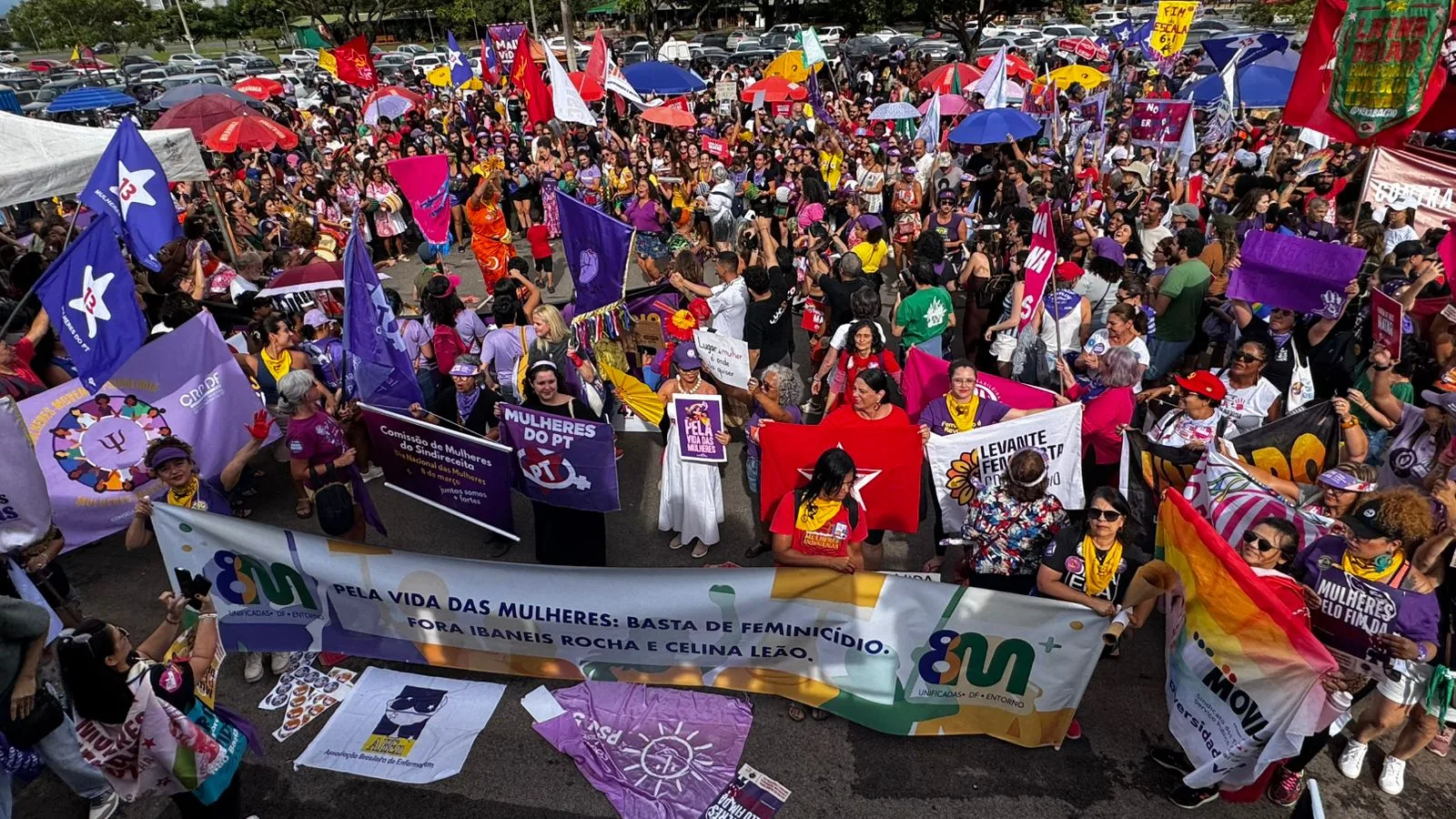 Ato das mulheres em Brasília