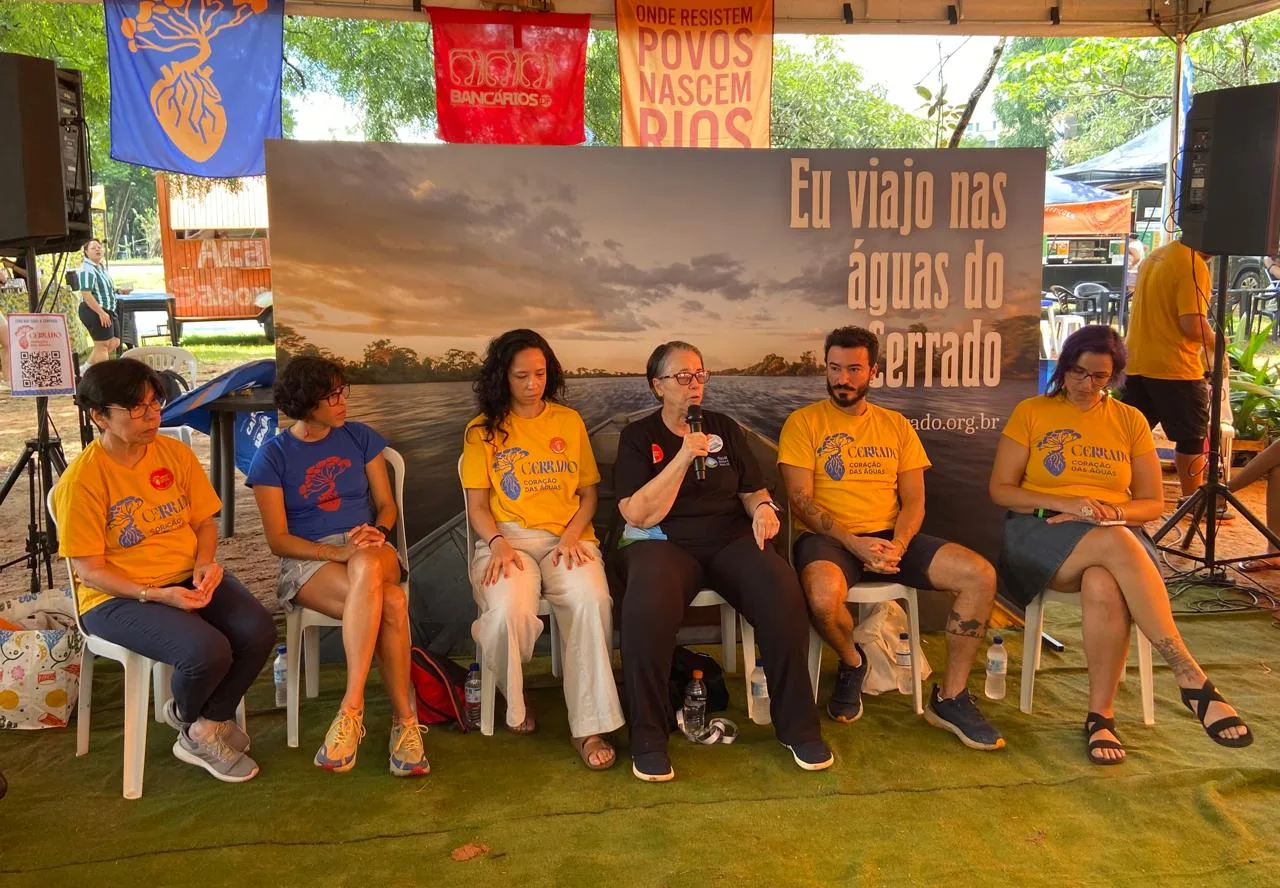 Roda de conversa no Eixão do Lazer, reuniu especialistas e movimentos sociais no Dia Mundial da Água.