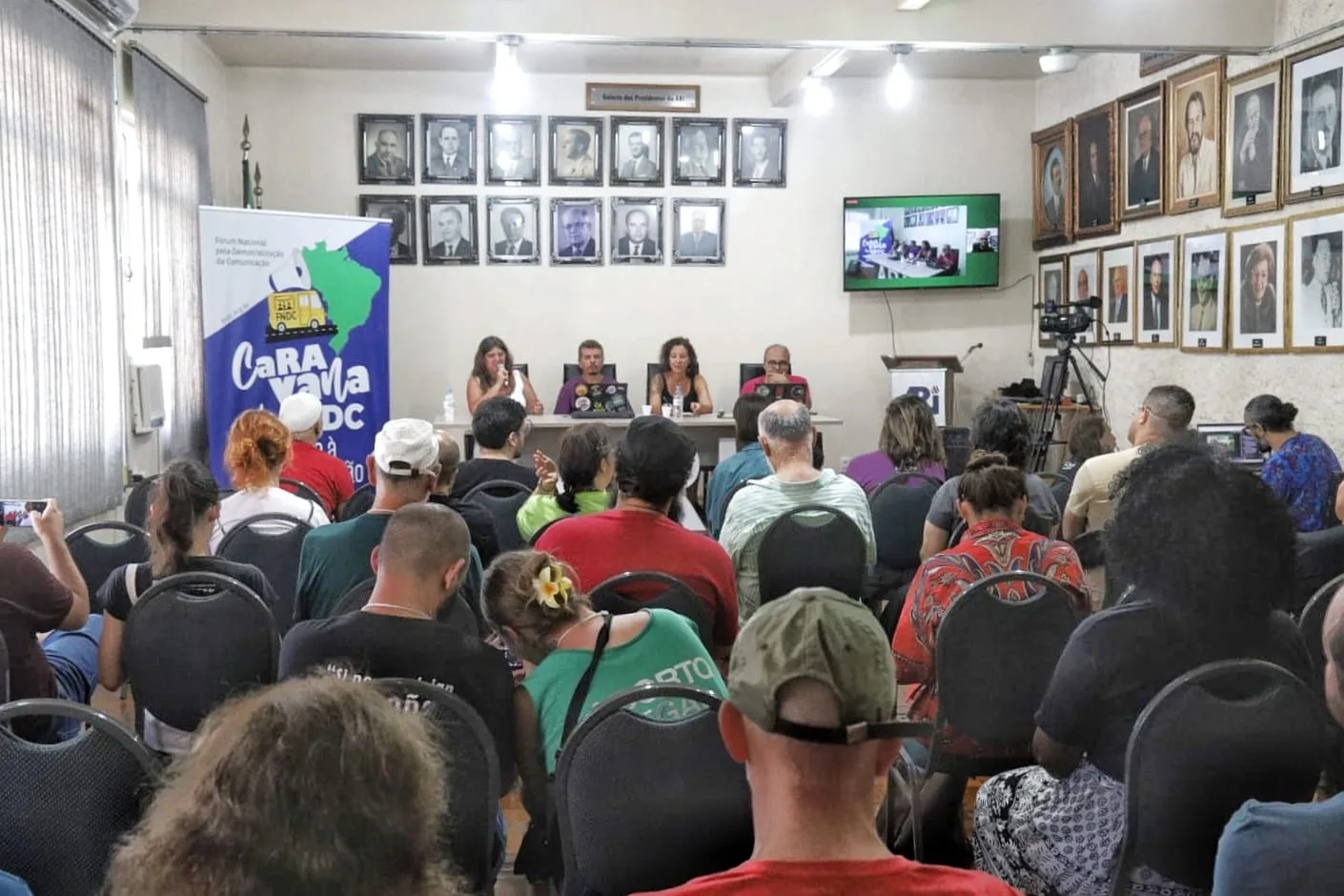 A ação tem como objetivo fortalecer a articulação entre diferentes setores na luta pelo direito à comunicação