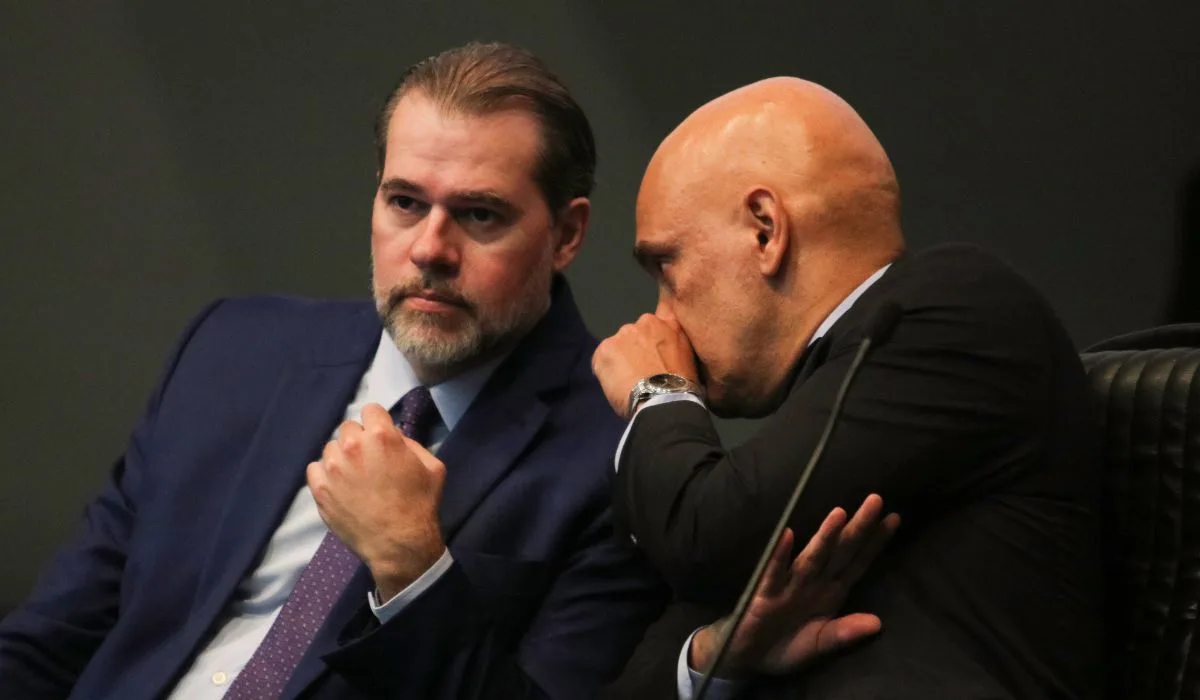 Ministros do STF Dias Toffoli e Alexandre de Moraes
