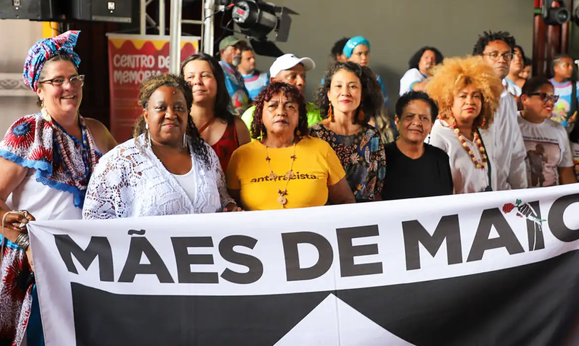Ministra Macaé Evaristo participa da cerimônia de apresentação pública do Centro de Memória às Vítimas da Violência de Estado / CAIS Mães por Direitos. Quadra Escola Unidos da Zona Noroeste, São Paulo. 04-03-2026 Fotos: Raul Lansky© Raul Lansky/MDHC