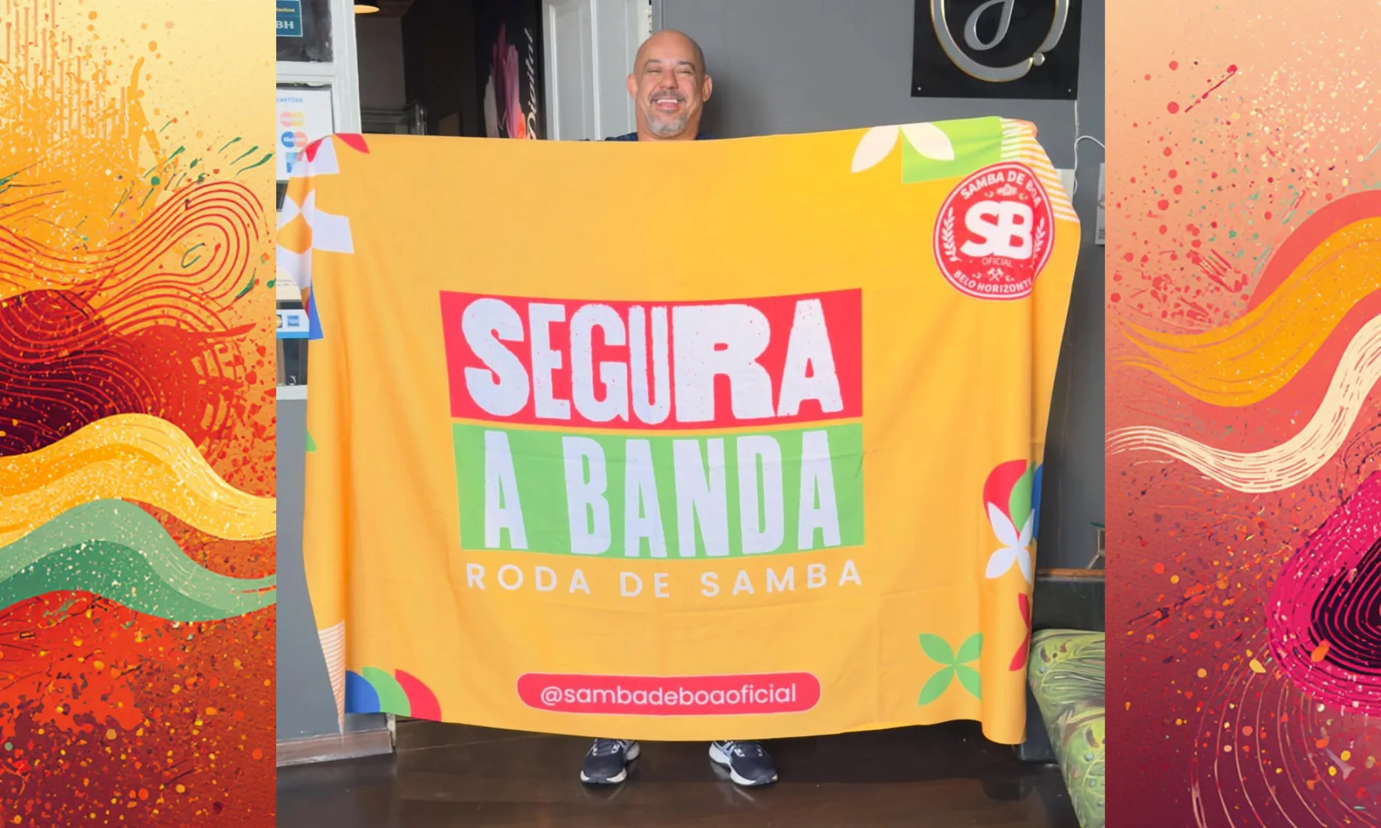 Roda de Samba Segura a Banda