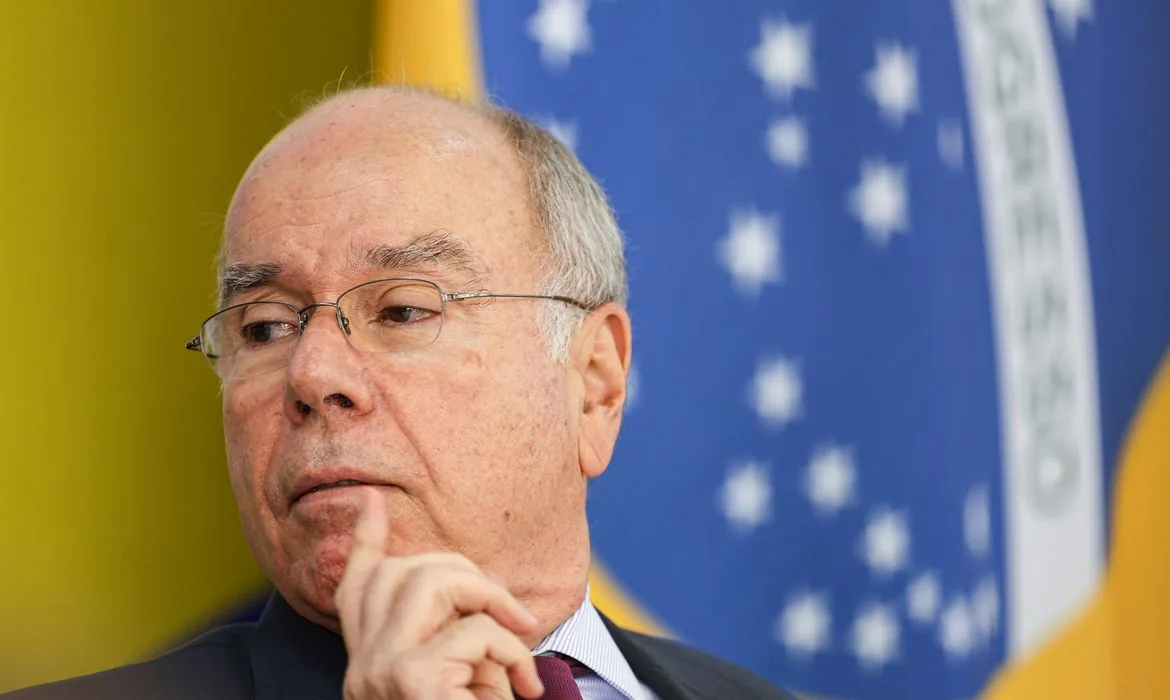 O ministro de Relações Internacionais, Mauro Vieira, durante café da manhã com jornalistas, no Palácio do Planalto. Foto: Marcelo Camargo/Agência Brasil© Marcelo Camargo/Agência Brasil Versão em áudio