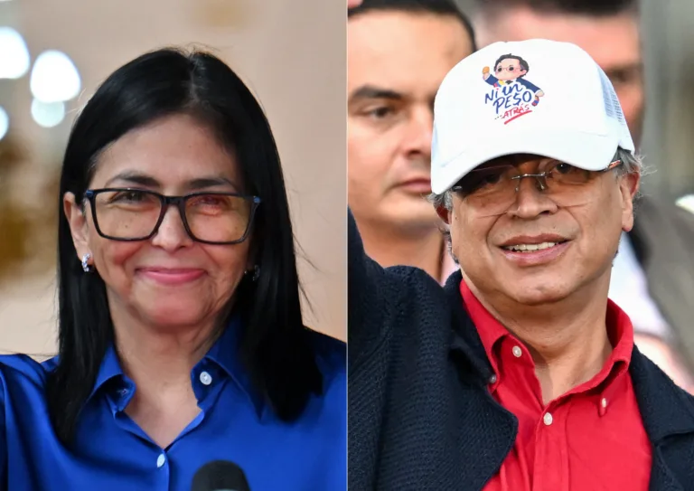 Delcy e Petro vão se encontrar na próxima sexta-feira na fronteira entre os dois países