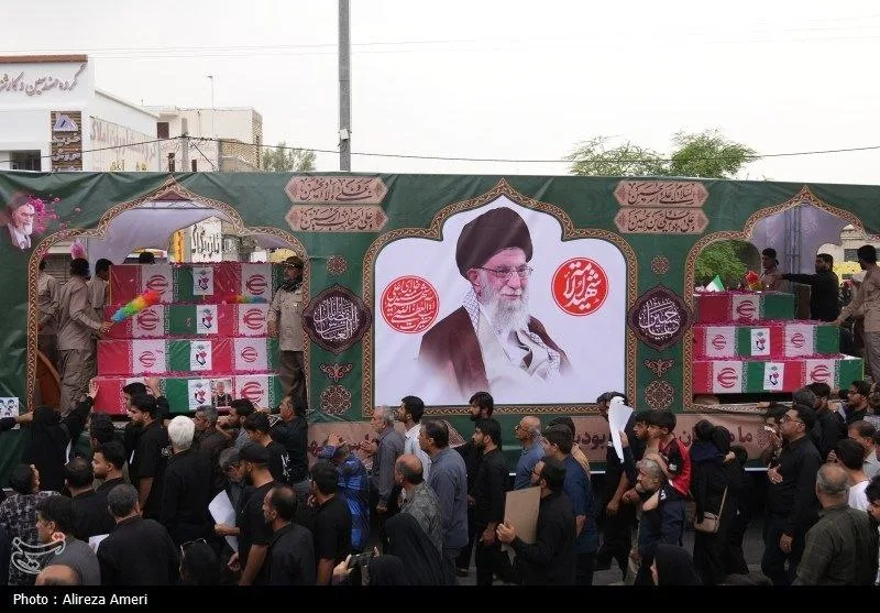 Funeral do aiatolá Ali Khamenei, após o ataque dos EUA e Israel
