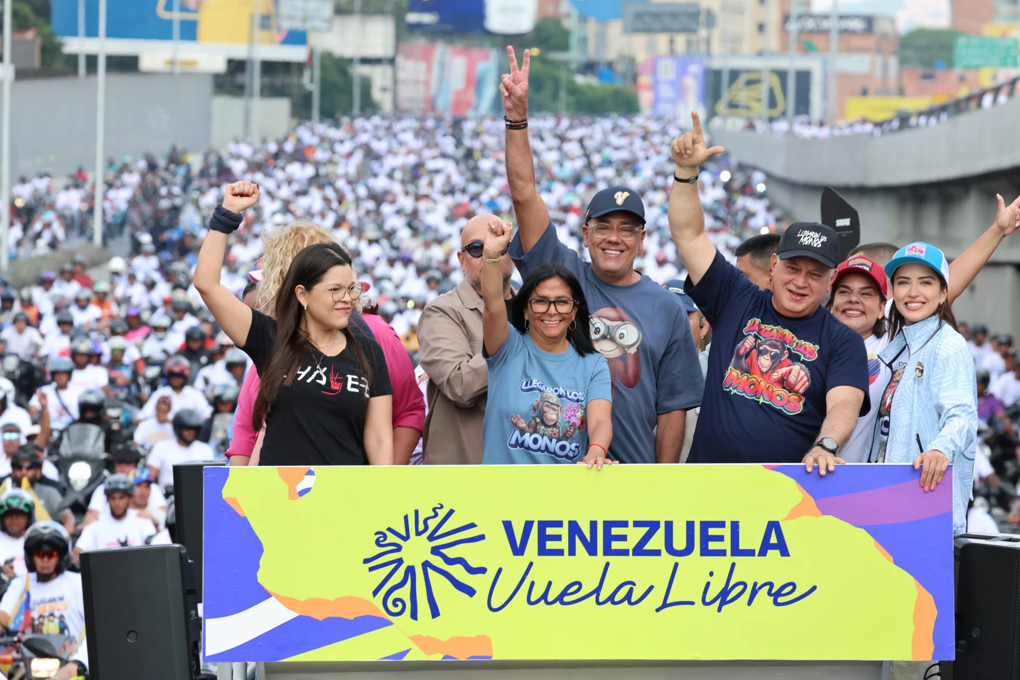 Mobilização em Caracas encerrou a Peregrinação Nacional por uma Venezuela Livre de Sanções.