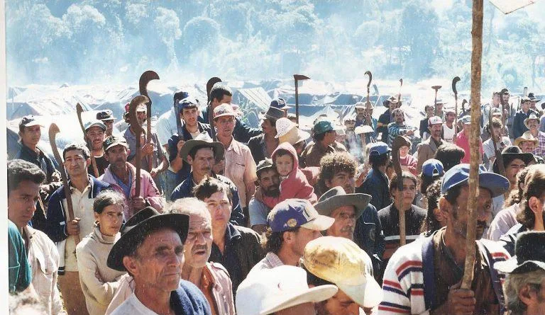 Primeiro acampamento do MST - Rio Bonito do Iguaçu (PR) - 1996
