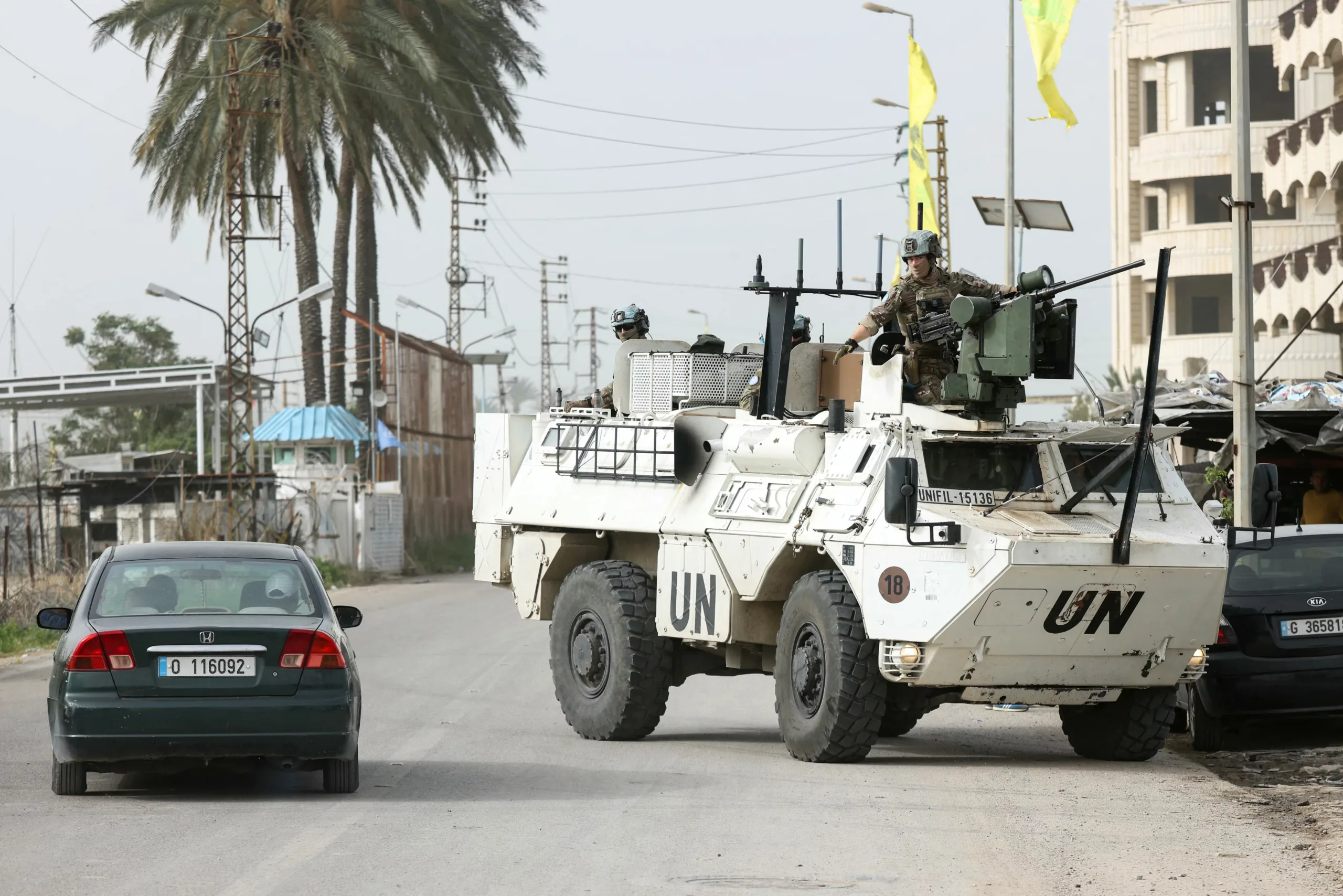 Militares da Unifil patrulham área no sul do Líbano