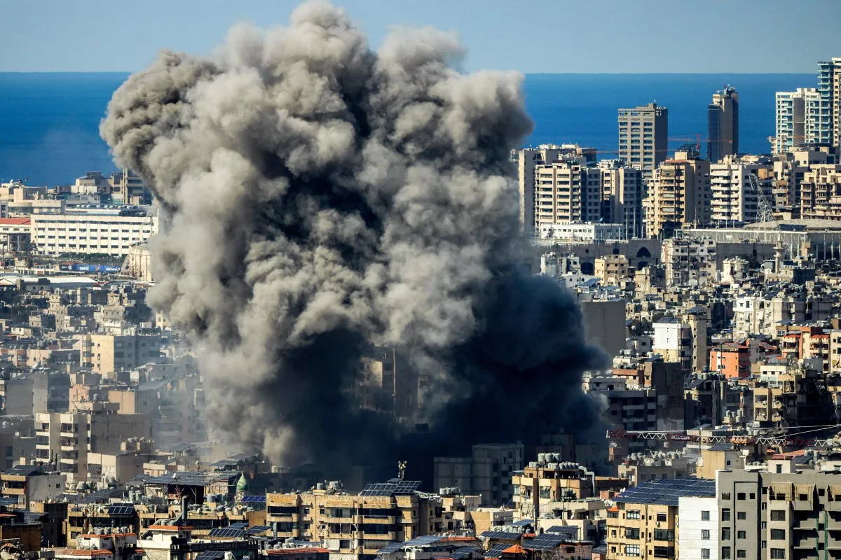 Ataque israelense no sul do Líbano em março de 2026