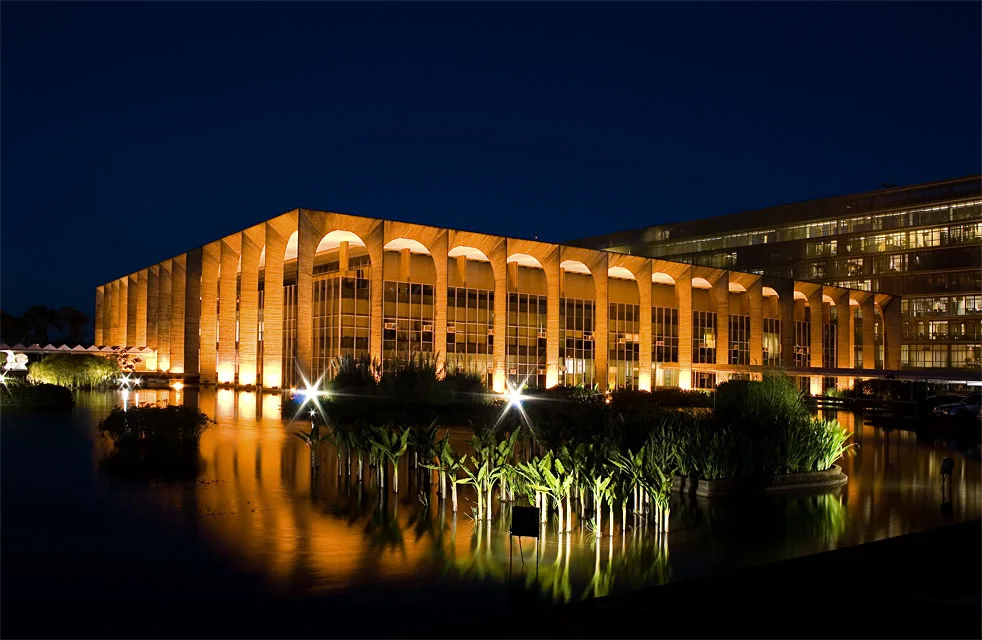 Palácio Itamaraty é a sede do Ministério das Relações Exteriores