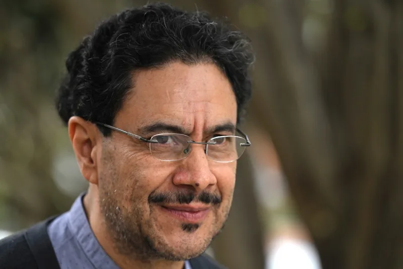 O candidato presidencial pelo movimento progressista Pacto Histórico, Iván Cepeda