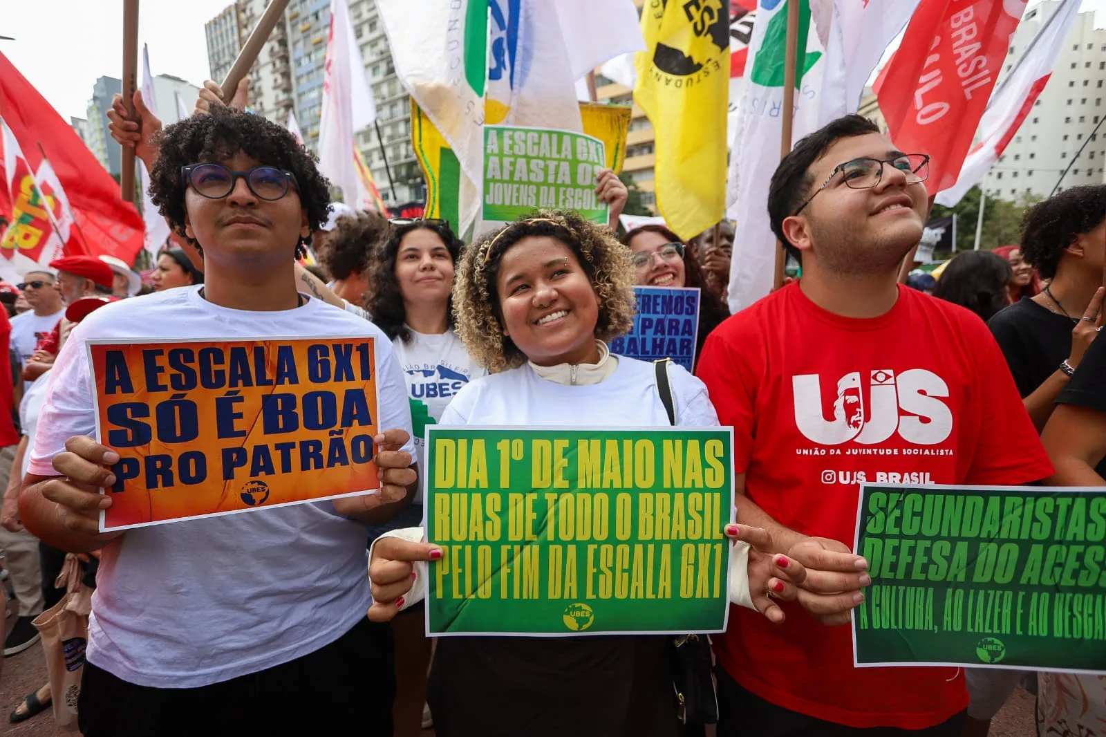 trabalhadores em luta
