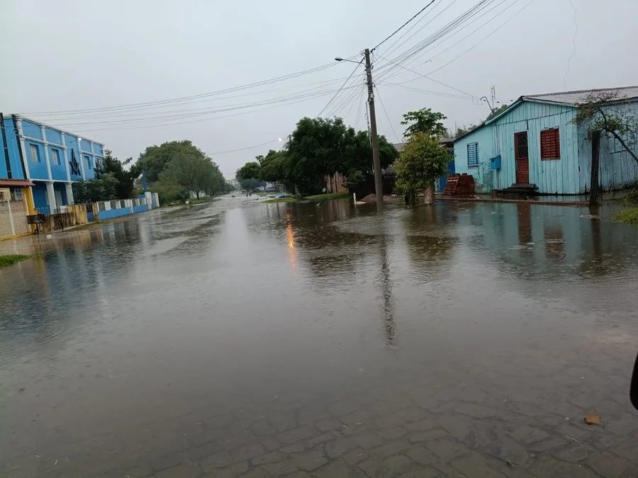 Em Rosário do Sul, o acumulado chegou a 251 mm em 24 horas