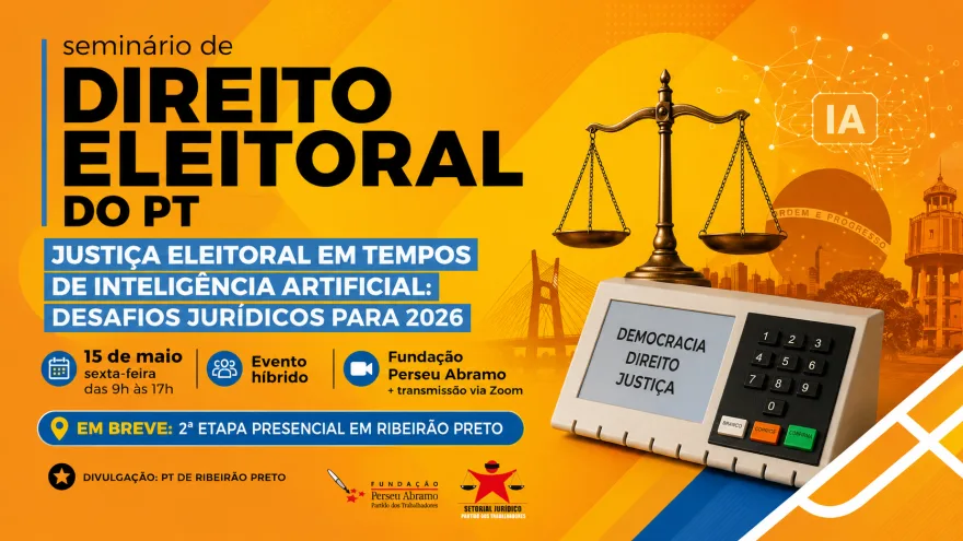 PT promove seminário de direito eleitoral