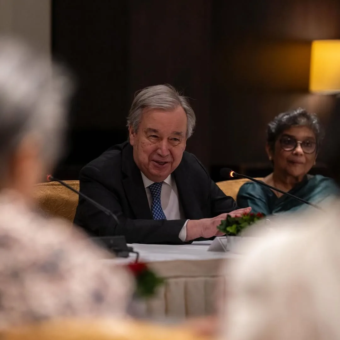 O secretário-geral das Nações Unidas, Antônio Guterres