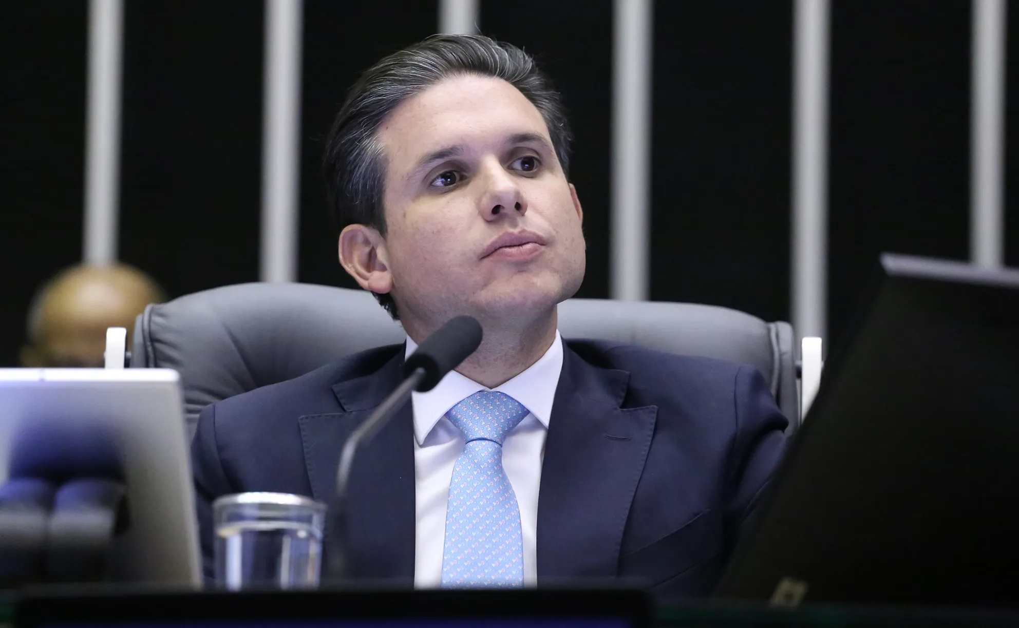 O presidente da Câmara dos Deputados, Hugo Motta (Republicanos-BA)