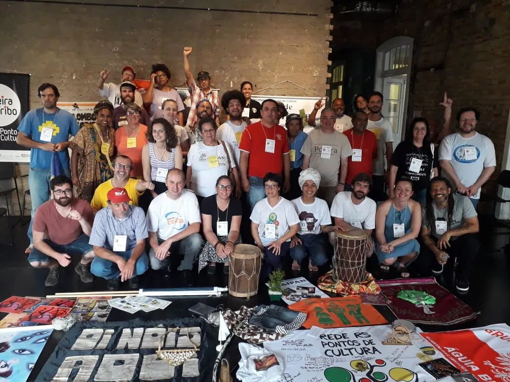 A delegação gaúcha leva à 6ª Teia Nacional cerca de 30 representantes eleitos durante o 12º Fórum Estadual de Pontos e Pontões de Cultura, realizado em fevereiro deste ano, em Rio Grande