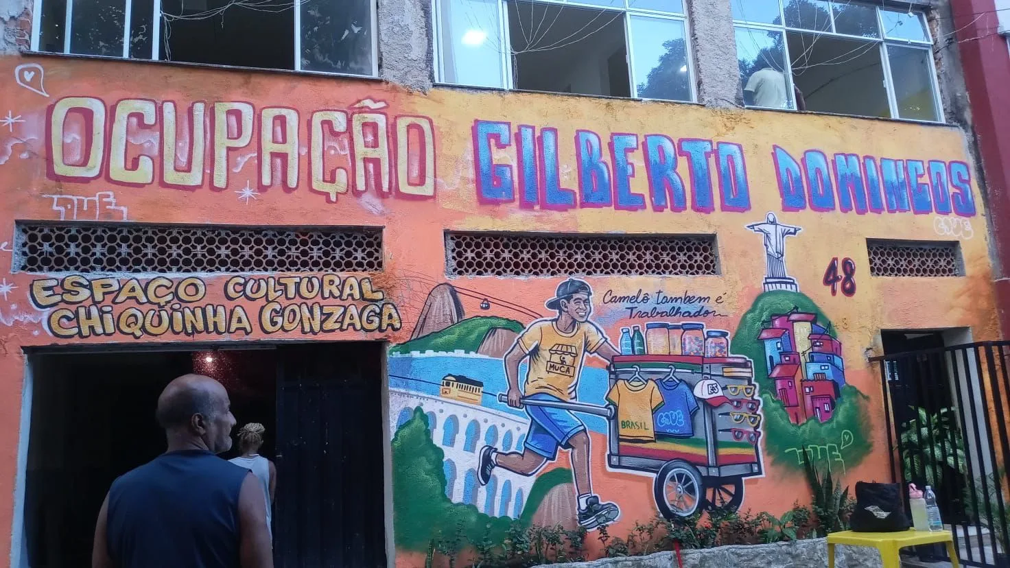 Ocupação Gilberto Domingos fica na Rua do Riachuelo nº48, Lapa