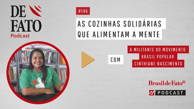 'A gente quer que todo o Brasil tenha cozinhas solidárias', defende Cinthiane Nascimento