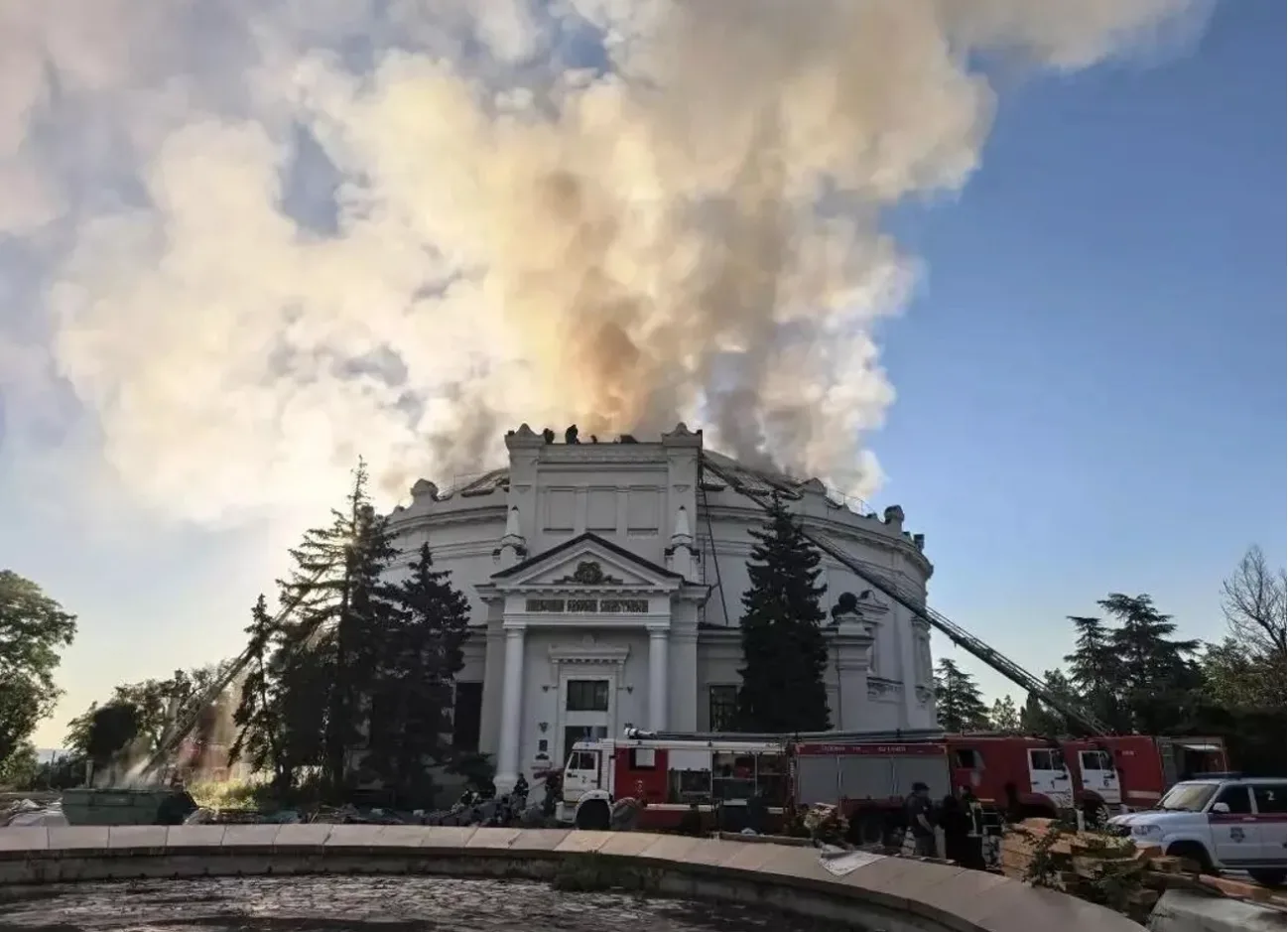 Ataque ucraniano atinge edifício panorâmico "Defesa de Sebastopol 1854-1855", en 10 de junho de 2026