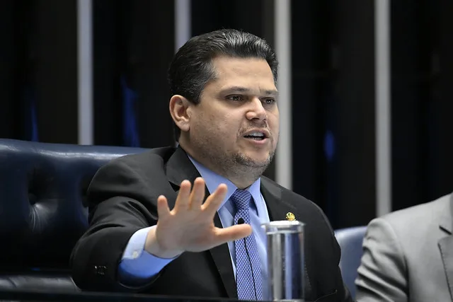 O presidente do Senado, Davi Alcolumbre