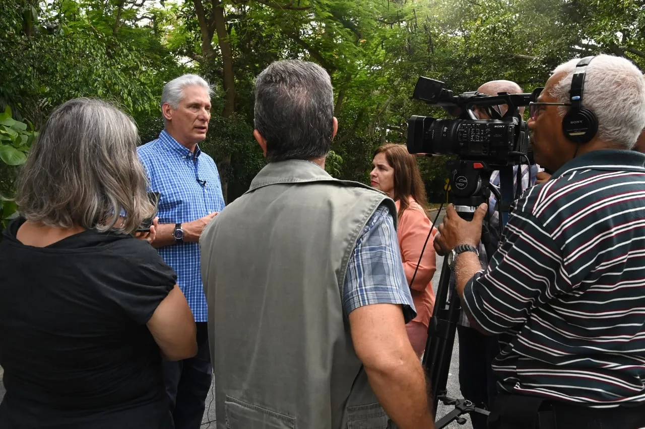 Declarações do presidente Díaz-Canel